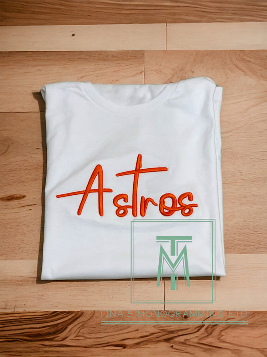 ASTROS PUFF EMBROIDERY